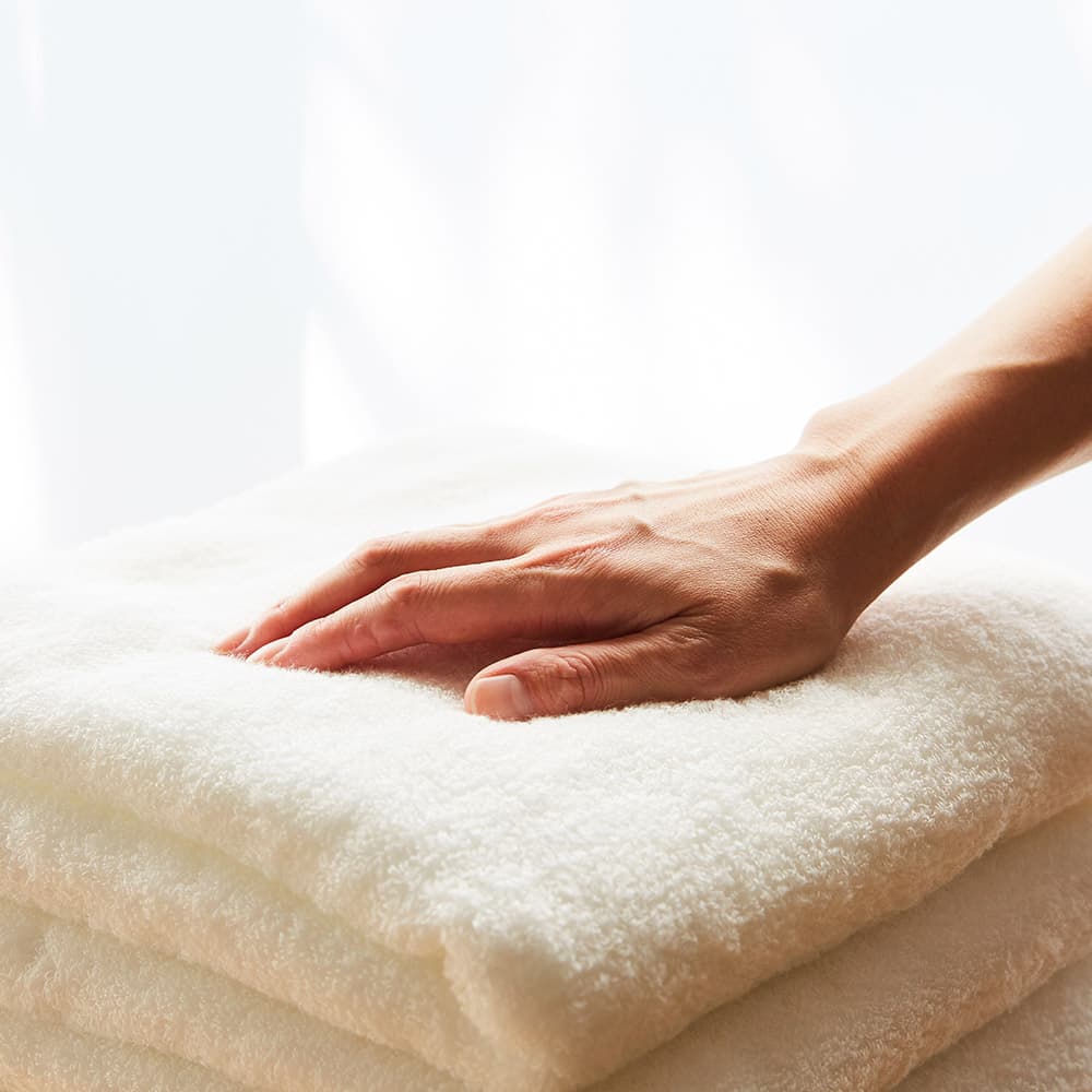 今治タオルのさわり心地