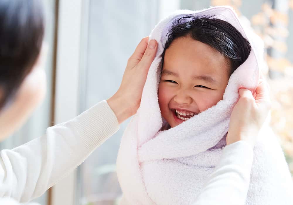 初めてタオルを使ったとき